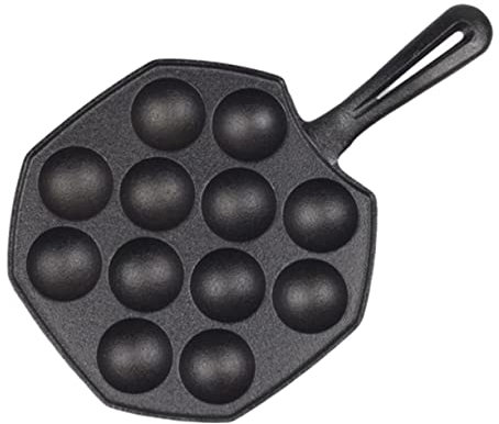 OFFSCH Sartén De Hierro Grueso Parrilla Takoyaki Molde De Cocina Utensilios De Bricolaje Alta Eficiencia Fácil Uso