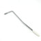 DIAO79NI Brazo de trémolo de rosca de 5 mm para guitarra eléctrica Stratocaster, sistema de trémolo, cromo/blanco