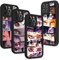 QOMJSDLP 4 Stück Schutzhülle für Apple iPhone 13 Hülle 6.1'', Anime Naruto Uchiha Itachi Kakashi Sasuke mit Motiv Manga Case Schutz Handyhülle Stoßfest TPU Weich Ultra Dünn Cover Überlegener Schutz