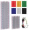AYWHP 6 x Mini Breadboard Kit 170 Points (6 Colours) + 1 x Breadboard 400 Points + 1 x Breadboard 830 Points Solderless + 65 Flexible Breadboard Breadboard Electronics Compatible with Arduino, DIY