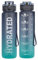 Stay hydrated Leakproof Water Bottle 1L, Tritan BPA Free Motivational Sport Drinks Bottle with Clear Time Marker, Lock Cover, Easy Clean Brush, Durable for Gym, School, Cycling