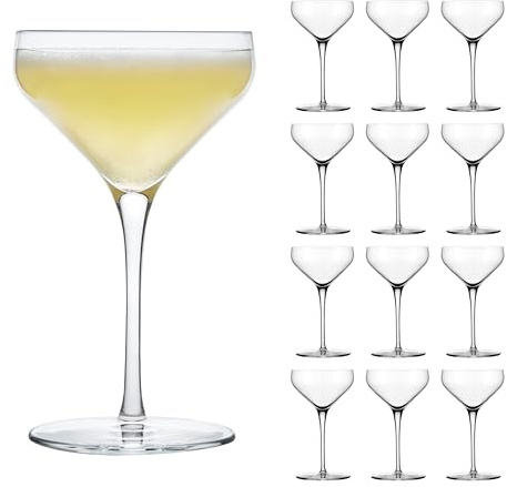 Libbey Trinkglas/Cocktailglas Coupe PRISM 12er Set