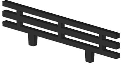 Kaminrost/Stehrost 325 x 80 x 10 mm passend für Contura ** Kaminöfen inkl. Modellübersicht - Ascherost Kamin aus massivem Stahl - Feuerrost feuerfest & hitzebeständig