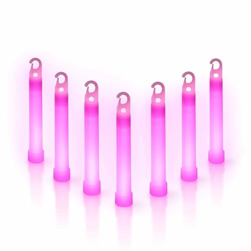 Windy City Novelties - 50 Pack - 4 Premium Glow Sticks (Pink)