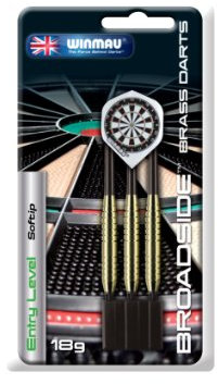 Winmau, Steeldarts, Broadside, Brass Darts, 22g