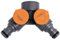 Presa a doppio rubinetto 3/4 F + due innesti maschi â€“ Papillon