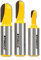 Yonico Round Nose Core Box Router Bit Set 3 Bit 1/2-Inch Shank 14360