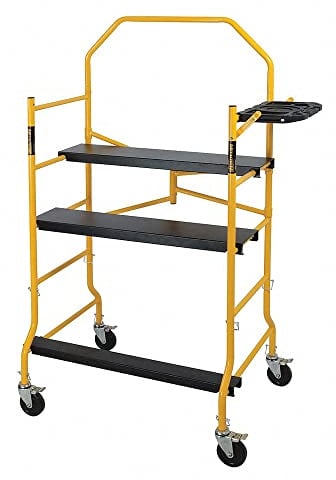 Metaltech I-IMIS Job Site Series 6-3/8'. x 4'. x 2-1/2'. Scaffold 900 Lb. Load Capacity