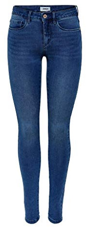 ONLY Onlroyal High Waist Skinny Fit, Jeans Donna, Medium Blue Denim, XL / 34L