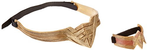 Mattel FDM96 - DC Movie Wonder Woman Tiara und Armreif, Aktionsspielzeug