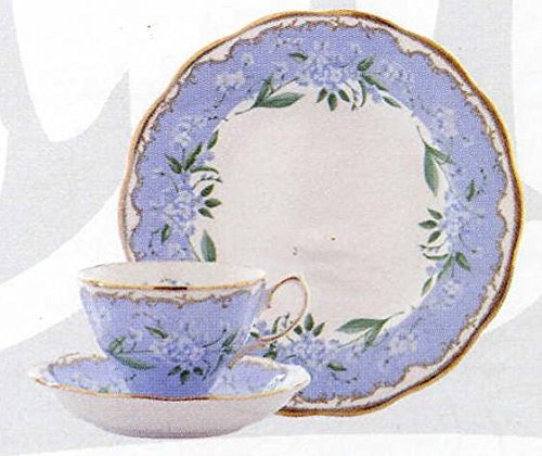 Royal Albert Tazza da The con PIATTINO + Piatto 21 CM Forget Me Not