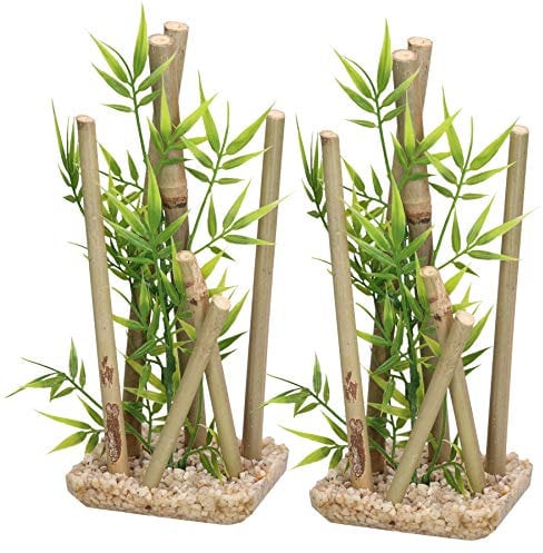 AB Rosewood Aquatiques 2 Baton de Bambou Decoration Aquarium Fish Tank Moyen Ornaments