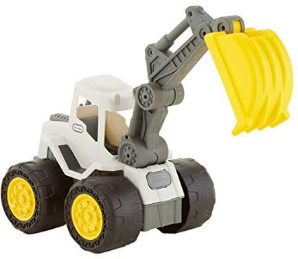 little tikes Dirt Diggers 2-in-1 Baufahrzeug - Realistisches Design - Spielzeug für Draußen und Drinnen - Für aktives Spielen, ab 2 Jahren - Bagger