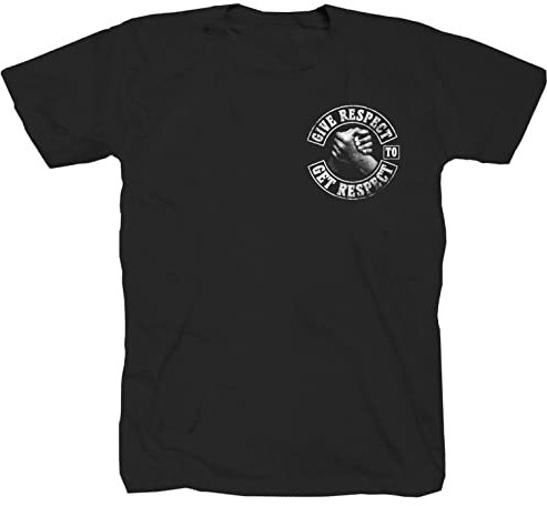 Respekt Freebiker T-Shirt Shirt Ultra Derby Stadion Szene Gang FC Cosa Nostra Ultras Scarface der Pate Godfather XXL