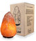 Myga 8-10KG Himalayan Natural Salt Lamp - Handcrafted Crystal Rock Salt Lamp on Wooden Base - Healing Himalayan Salt Lamp with Dimmer Switch and British Standards CE Certified Plug with a 15W Bulb