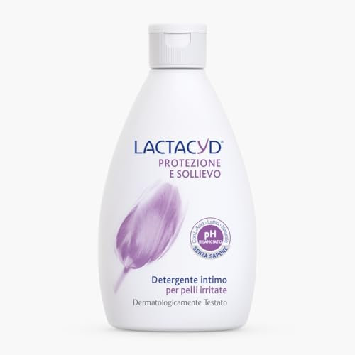 Lactacyd Protezione & Sollievo Detergente Intimo per Pelli Irritate Confezione da 12 Pezzi, 12 x 300 ml