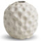 Cooee Design - Vase, Flower vase - Seedpod - Ceramic - Colour: Vanilla/Cream White - (Diameter x Height) 14 x 14 cm