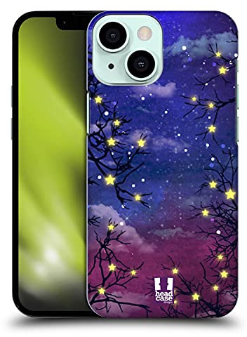 Head Case Designs Night Starlights Hard Back Case Compatible With Apple iPhone 13 Mini