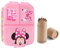 OM SUPPLIES Minnie - Lonchera reutilizable con 3 compartimentos múltiples, incluye juego de lápices de tamaño medio (Minnie 1)
