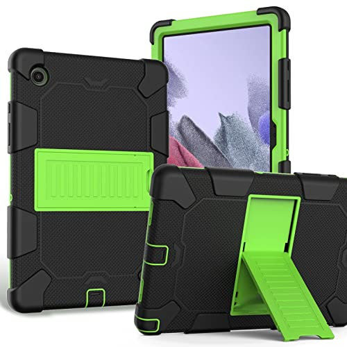 MDYHMC YXCY AYDD For Samsung Galaxy Tab A8 10.5 2021 Two-Color Robot Silicone + PC Tablet Case (Color : Black+Yellow Green)