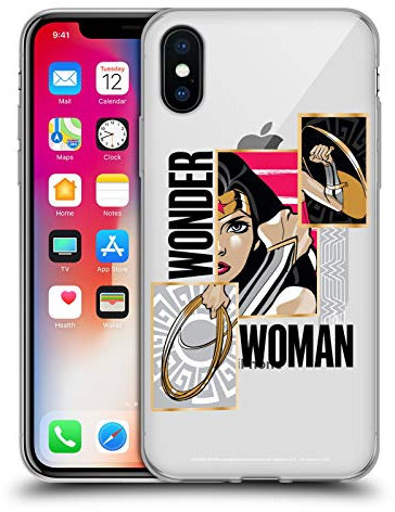 Head Case Designs Offizielle Wonder Woman DC Comics Waffen Grafik Kunstarten Gel Handyhülle Hülle [Militärischer Schutzgrad] Kompatibel mit Apple iPhone X/iPhone XS