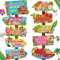 DPKOW 20er Pack Aloha Hawaii Willkommen Schild für Tropische Hawaiian Dekorationen, Tiki Luau Party Willkommen Pfeile Zeichen für Sommer Hawaii Party Fotorequisiten Innen Außen Deko