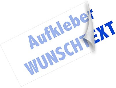 Aufkleber individuell gestalten Aufkleber Schriftzug Wunschsticker Zahlen selbst gestalten Autoaufkleber ab 10cm bis 100cm