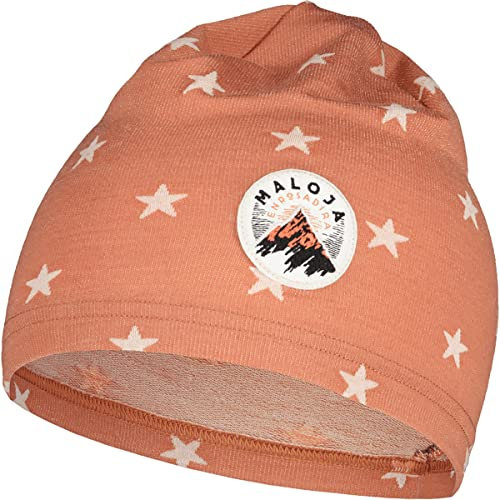 Maloja Unisex Liascham Mütze für kaltes Wetter, Rosenholz, Sterne, Einheitsgröße