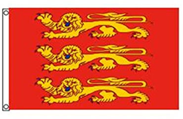 Stormflag Drapeau Haute-normandie 90x150cm Drapeau Haut-Normand 3x5tf Polyester 90g avec œillets et Double couture