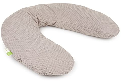 Liebes von priebes Nackenhörnchen Peter | Reisekissen für Kinder und Erwachsene | Nackenstütze Nackenkissen mit Stützfunktion | Verhindert Abkippen des Kopfes | 100% Baumwolle