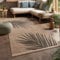 Paco Home Hochwertiger Outdoor Teppich Wetterfest & Pflegeleicht Jute-Sisal-Optik mit Fransen & Hoch-Tief-Effekt Langlebig für Terrasse, Balkon, Garten & Küche, Grösse:240x340 cm, Farbe:Beige 2