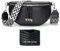 SOGYECS Bauchtasche Damen Schwarz Veganes Leder Crossbody Bag Damen Umhängetasche Damen Klein Handytasche Zum Umhängen