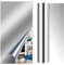 Flexible Mirror Stickers 60CM x 2M Self Adhesive Mirror Stickers Non Glass Safety Mirror Sheets Reflective Peel and Stick Mirror Paper Roll for Crafts Fun House Party Mirror Wall Decor PET