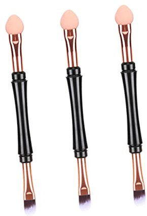 SOESFOUFU 3stücke Teiliges Make-up Pinselset Dual-purpose Pinsel Für Augenbrauen Und Wimpern Tragbar Mit Abdeckung Für Kosmetische Anwendungen Und Reisen