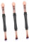 SOESFOUFU 3stücke Teiliges Make-up Pinselset Dual-purpose Pinsel Für Augenbrauen Und Wimpern Tragbar Mit Abdeckung Für Kosmetische Anwendungen Und Reisen