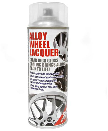 E-TECH Alloy Wheel Paint - 400ml Spray Can Size (CLEAR)