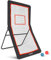 Staunch Sports Lacrosse Rebounder für Hinterhof, Lacrosse-Netz, Volleyball-Rebounder-Netze mit Neon-Ziel und 2 Bällen, Volleyball, Baseball und Fußball, Hinterhofübung