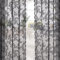 EUIEUT Spitze Vorhang Schwarz Ösenvorhang Spitze Gardinen Blumenmuster Transparent Gardinenschal Ösen Gardinen Vintage Dekoschal Curtain für Wohnzimmer Schlafzimmer Küche (145 * 230cm,2er Set)