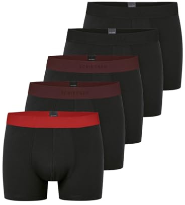 Schiesser Herren 5 PACK Boxershorts Bio Baumwolle Multipack - 95/5 Organic