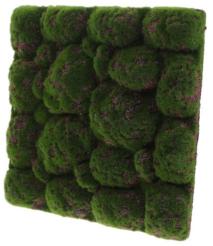 NULYLU Wandpaneele Mit Moos-Effekt Realistische Schaumstofffliesen Für Kreative Wanddekoration Wohnzimmer Und Schlafzimmer Leicht Zu Installieren Wartungsfrei