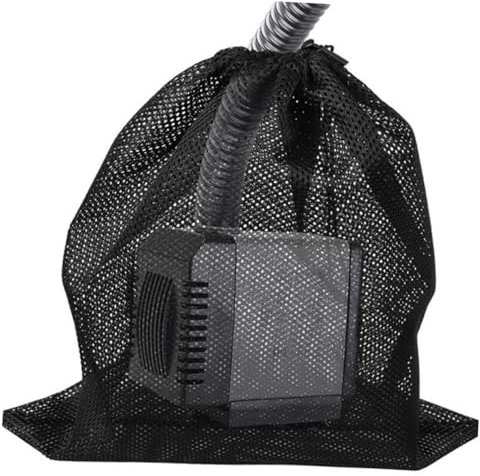 Milisten Wasserpumpenbeutel 2 Stücke Netzbeutel für Fischtank und Aquariumfilterung Kordelzug Design Sicher und Praktisch Kompatibel mit Wasserpumpen für Teich und Springbrunnenpumpen