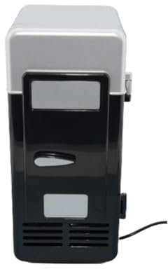 mophrati Coche Mini enfriador calentador nevera vehículo calefacción refrigeración modos duales Camping USB latas de bebida congelador nevera caja de hielo
