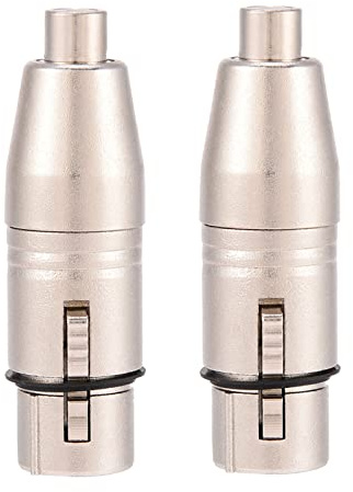 Naroote Adattatore Femminile da Femmina XLR, Adattatore Connect XLR 3-pin Femmina a Connettore Femminile per Amplificatore del Registratore Mixer