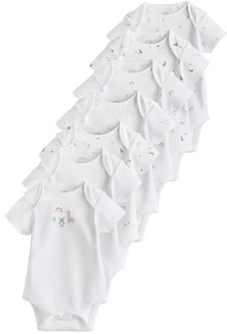 NEXT Baby Kurzärmelige Bodys 5er-Pack 7 Pack