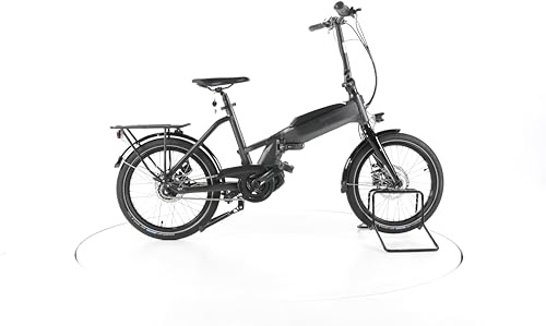 Bergamont E Bike Paul-E EQ Edition Falt E-Bike Damen 20 Zoll Elektrofahrrad, Shimano 40 Nm 418 Wh, 7 Gänge, Hydraulische Scheibenbremse 150-205 cm schwarz (Generalüberholt)
