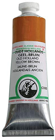 Old Holland Huile classique : 40ml Jaune-Marron