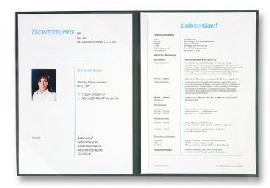 Acht 2-teilige Bewerbungsmappen Executive-Eco Plus - Steingrau - mit Prägung // ECHTE PREMIUM QUALITÄT! Handgefertigt aus Deutschland // Bewerbung Mappe Bewerben Luxus