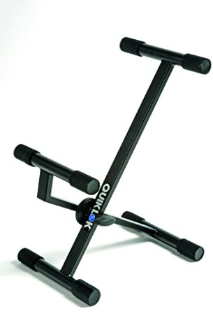 Quik-Lok BS/313 X-Style Tilt-Back Long Neck Small Speaker Stand
