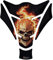 BIKE-label Tankpad 3D Ghost Rider Tank Schutz Motorrad Aufkleber 500400