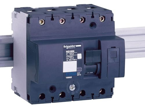 Schneider Electric 18657 Acti9 NG125N - disjoncteur modulaire - 4P - 80A - courbe C